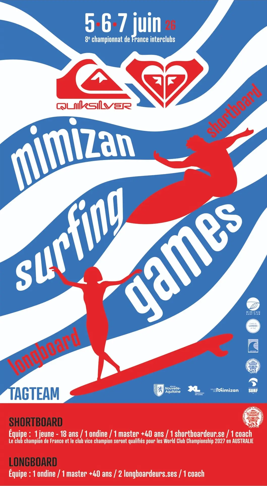QUICKSILVER MIMIZAN SURFING GAMES 2026Mimizan Surfing games